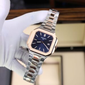 Patek Philippe Cubitus 5821 Demi Rose Gold Watch Dial Blue 45mm