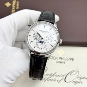 Patek Philippe Grand Complications 5327 White Watch Leather Strap 40mm