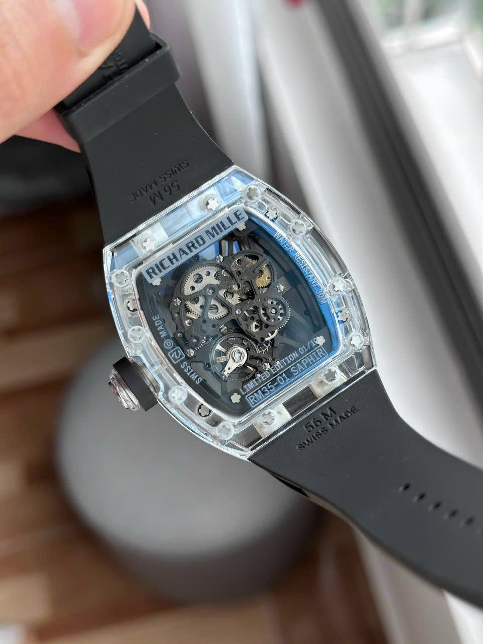 Richard Mille RM35-01 Rafa Watch Rubber Strap 44mm - Image 6