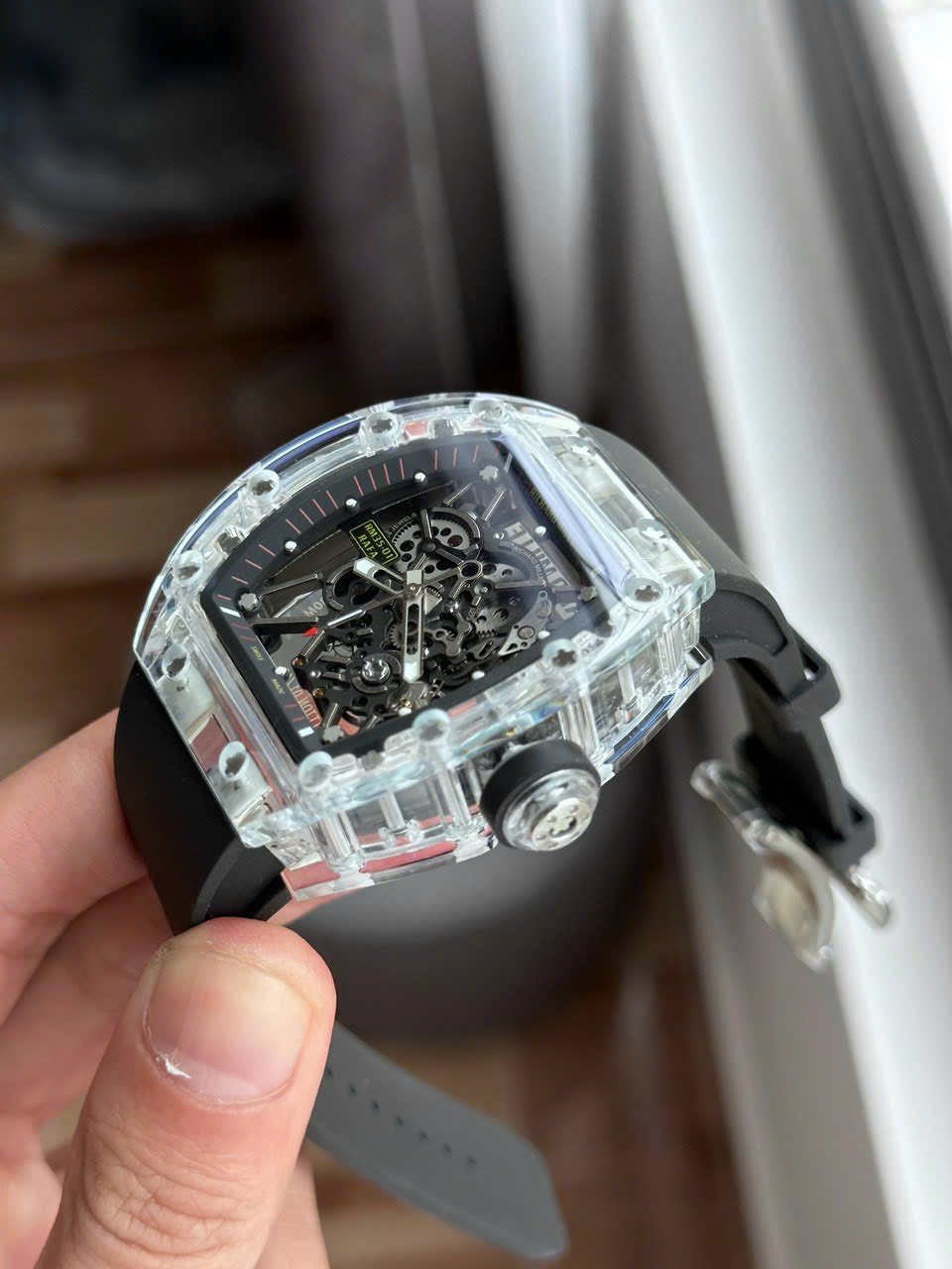 Richard Mille RM35-01 Rafa Watch Rubber Strap 44mm - Image 3