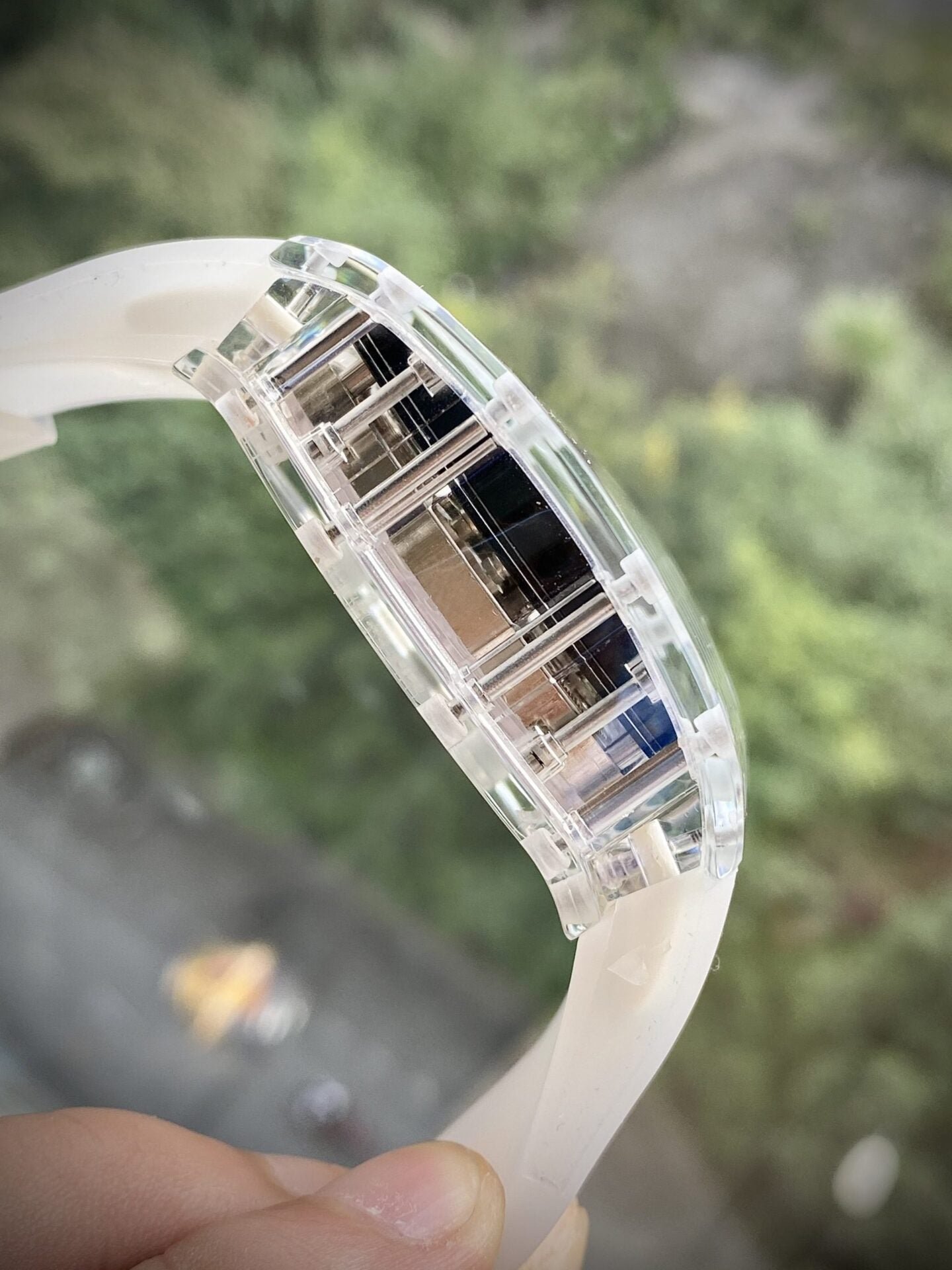 Richard Mille Watch RM12-01 Tourbillon Sapphire Rubber Strap 44mm - Image 6