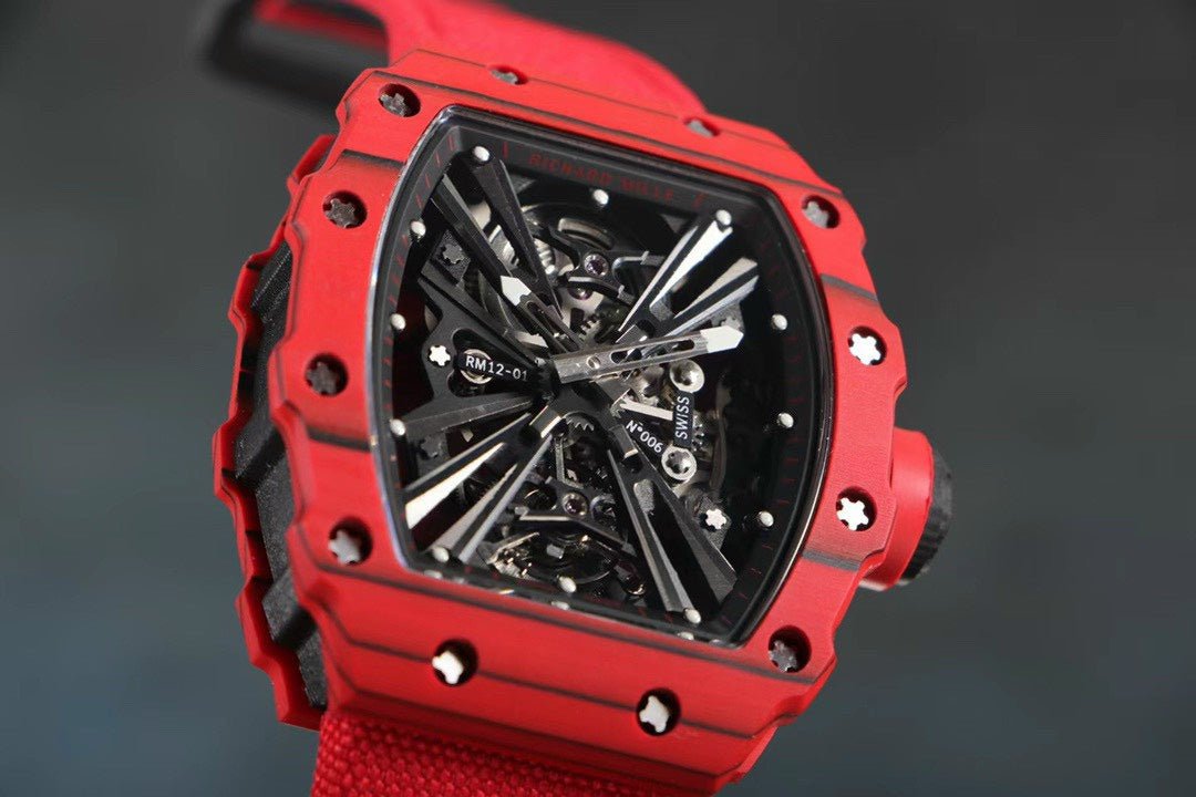 Richard Mille Watch RM12-01 Tourbillon Carbon Red 40mm - Image 5