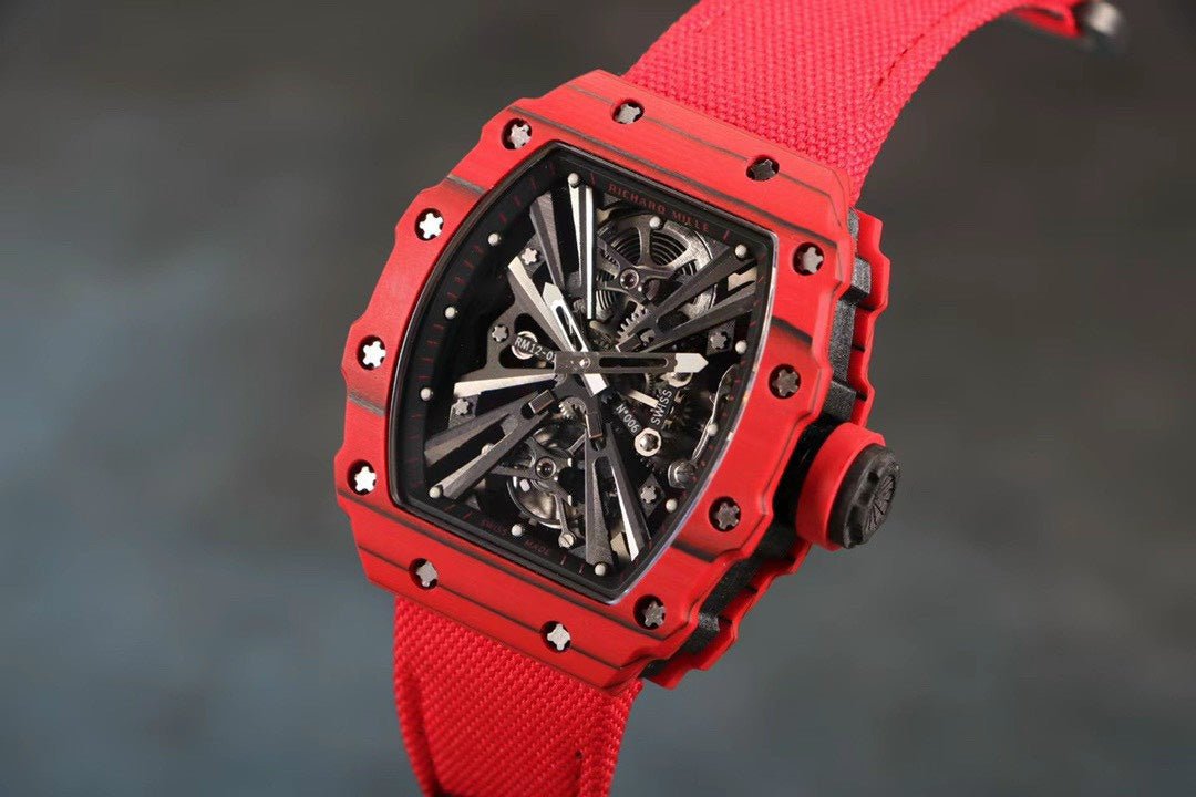 Richard Mille Watch RM12-01 Tourbillon Carbon Red 40mm - Image 3