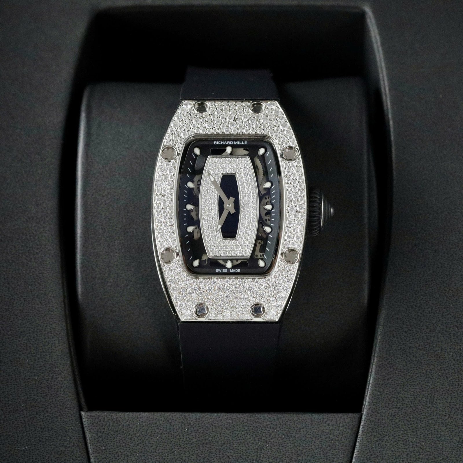 Richard Mille RM007 Watch Moissanite Diamonds 36mm - Image 2