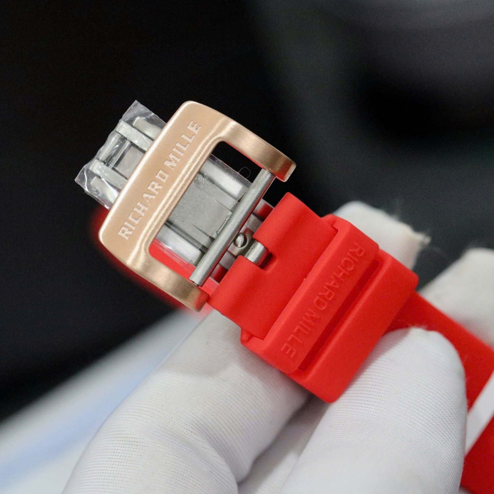 Richard Mille RM007 Watch Moissanite Diamonds Red 36mm - Image 10