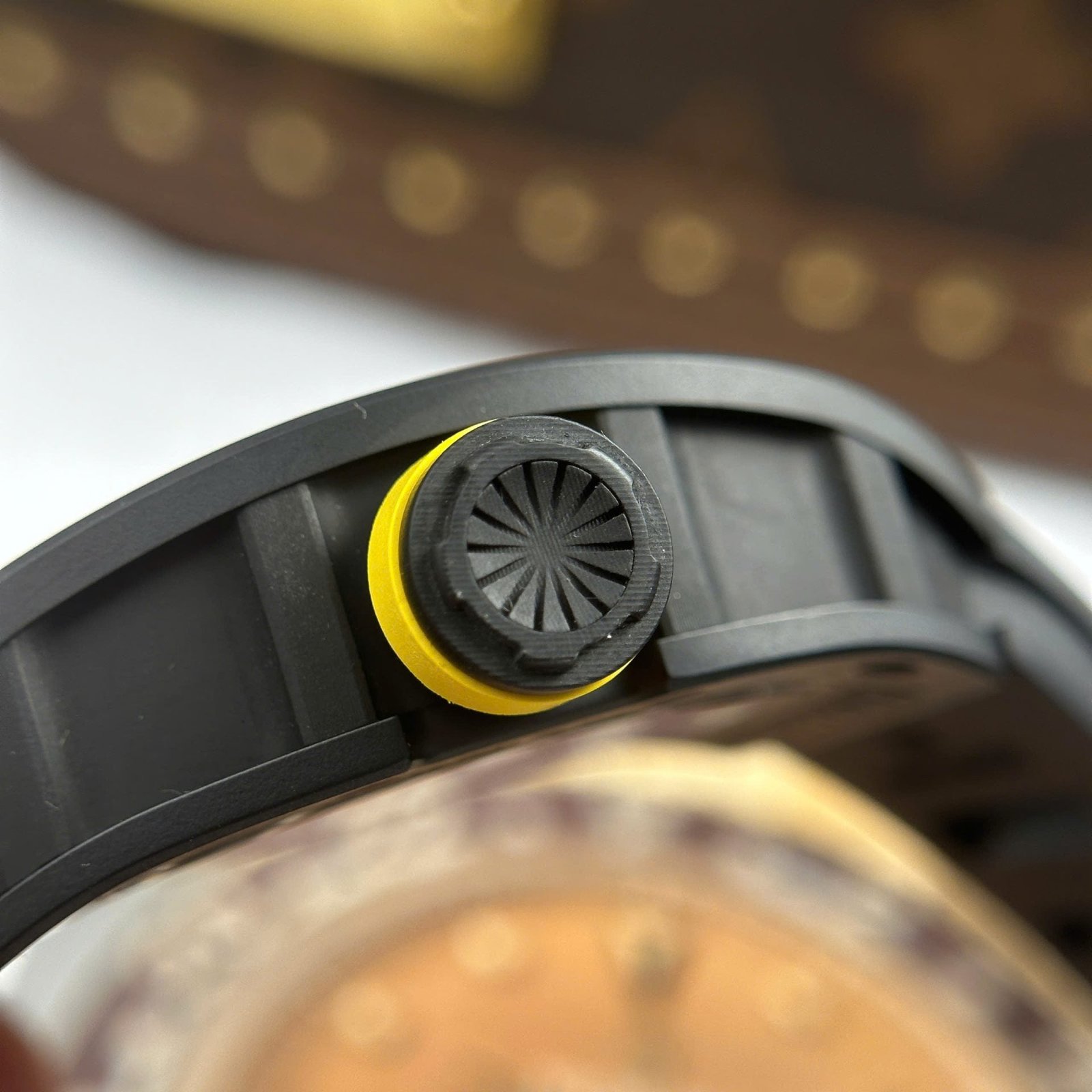 Richard Mille RM035 Americas Toro Watch Black Ceramic Rubber Strap 40x48mm - Image 8