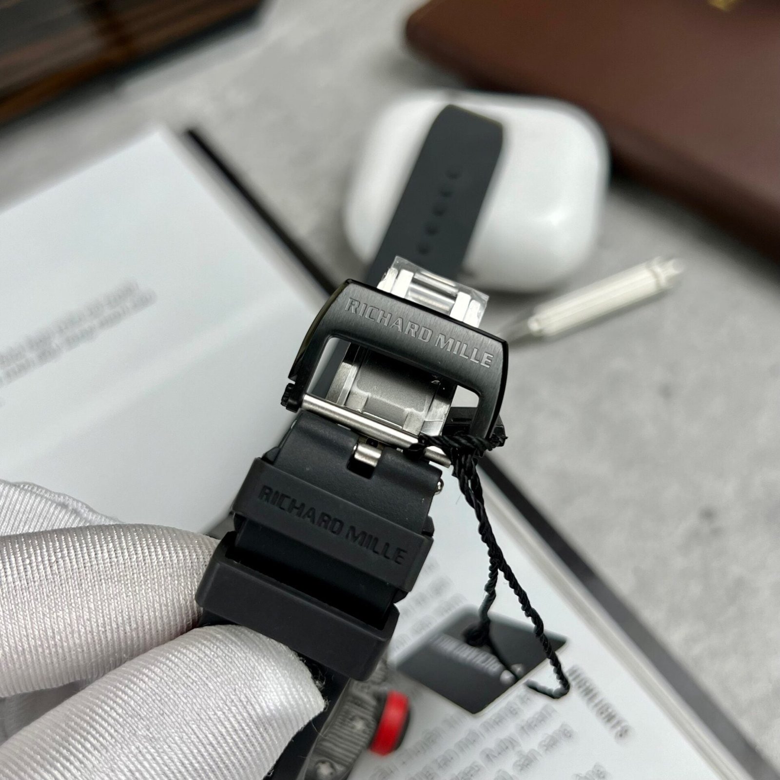 Richard Mille RM055 Watch Black 45mm - Image 9