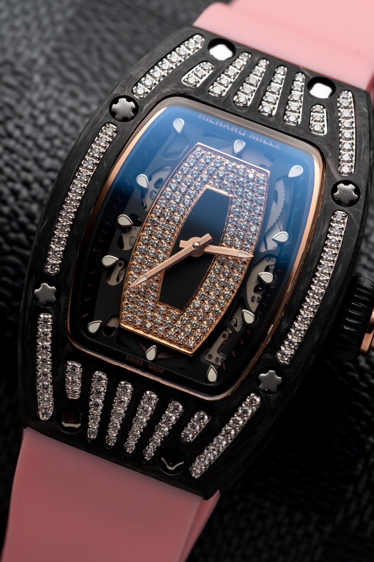 Richard Mille RM07-01 Watch Carbon With Stone 36mm - Image 4