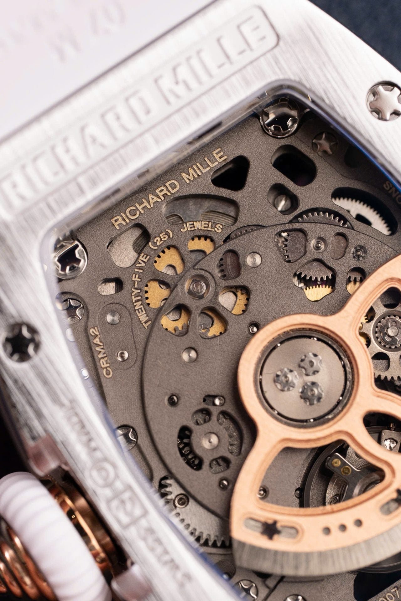 Richard Mille RM07-01 Knock Off Watch Women White Automatic Movement 36mm - Image 11