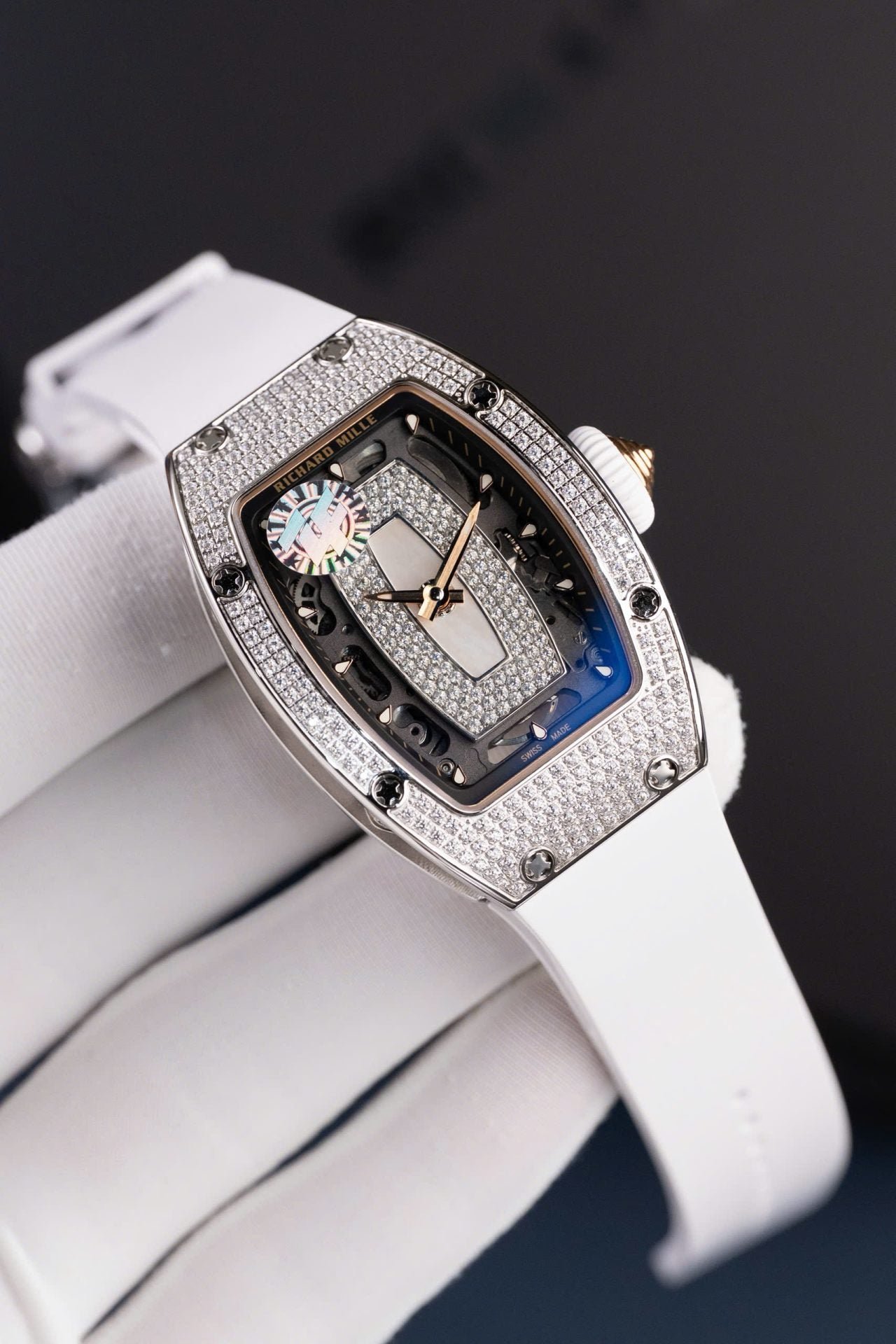 Richard Mille RM07-01 Knock Off Watch Women White Automatic Movement 36mm - Image 4
