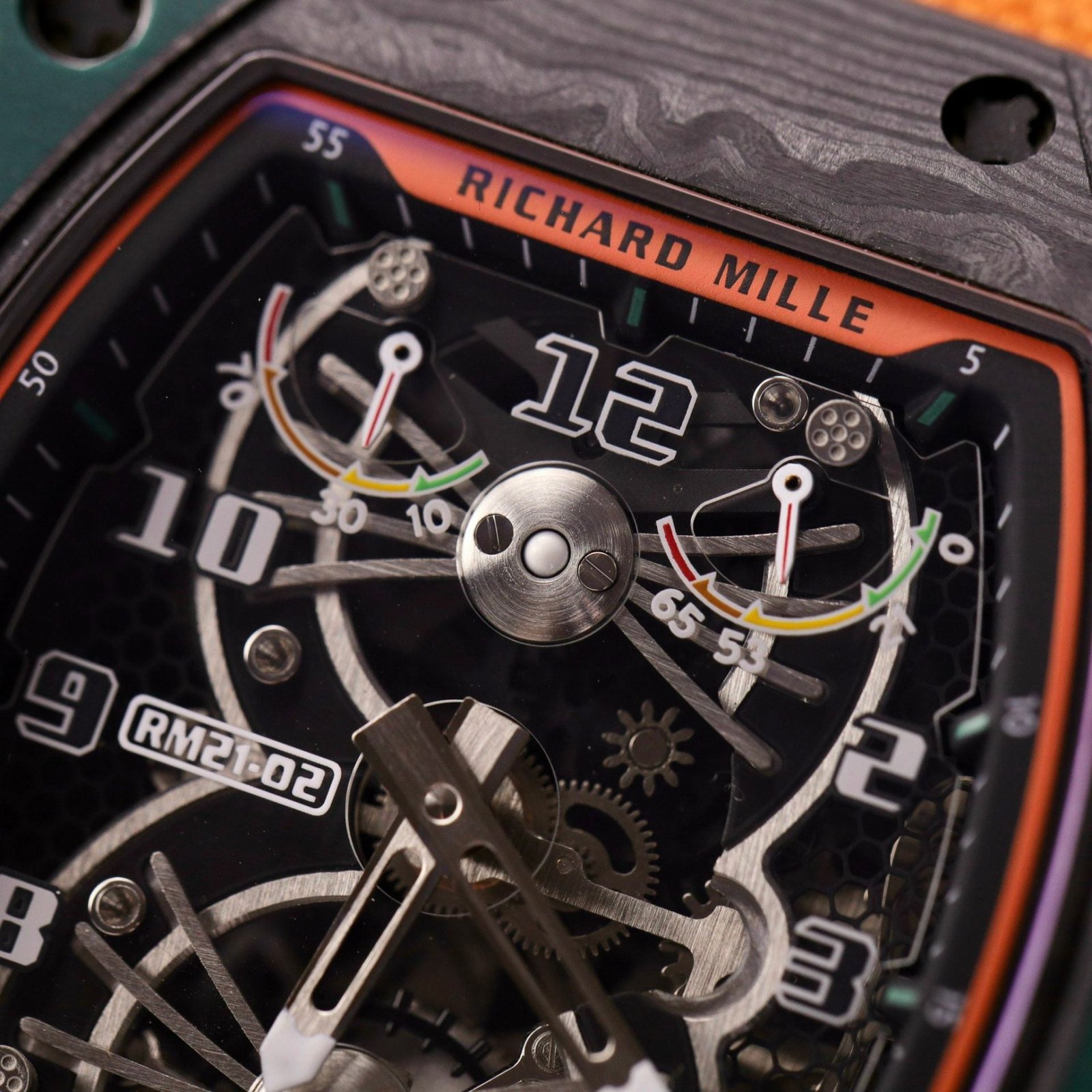 Richard Mille Watch RM21-01 Tourbillon Carbon 43mm - Image 4