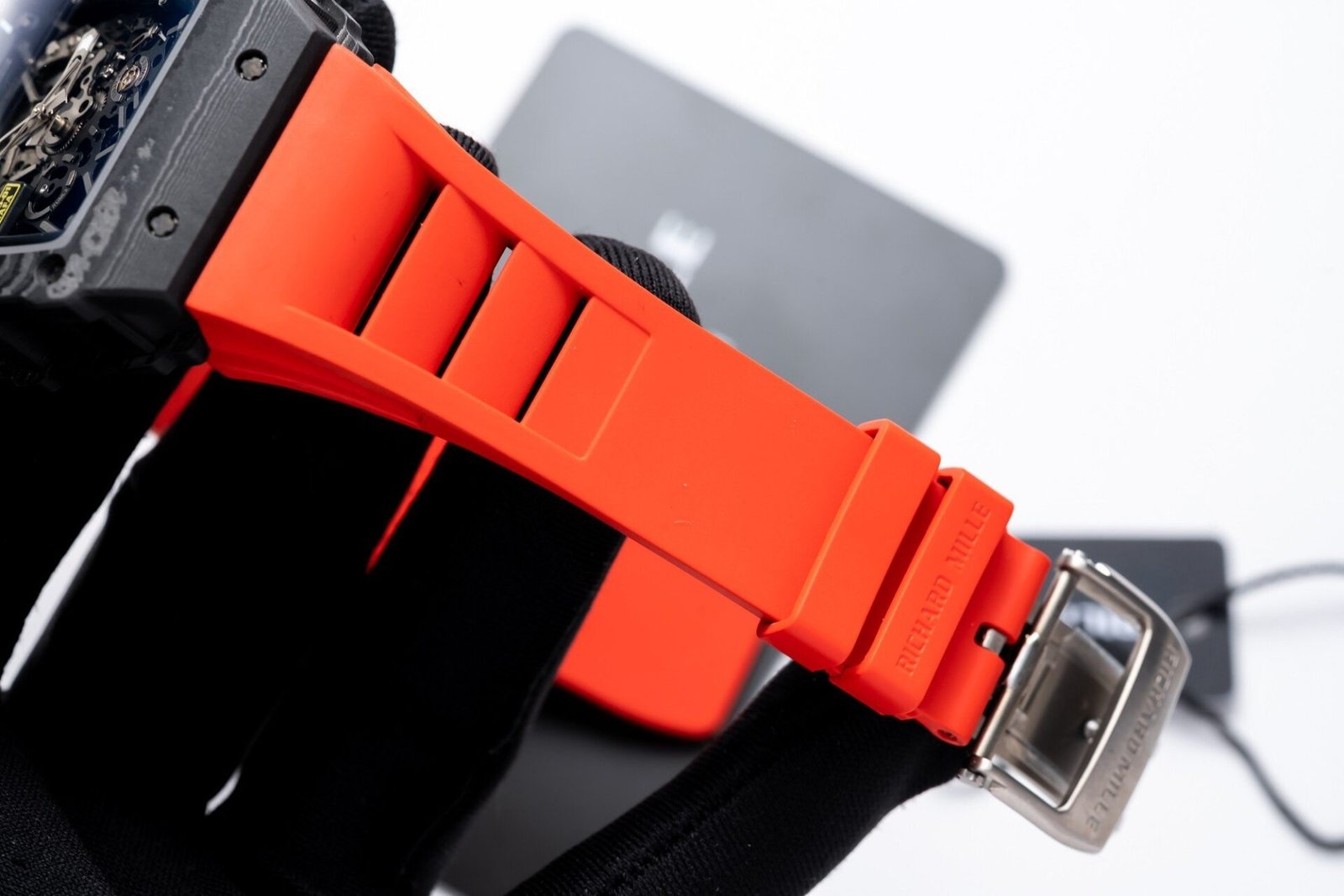 Richard Mille RM35-01 Watch Red Rubber Strap 45mm - Image 7