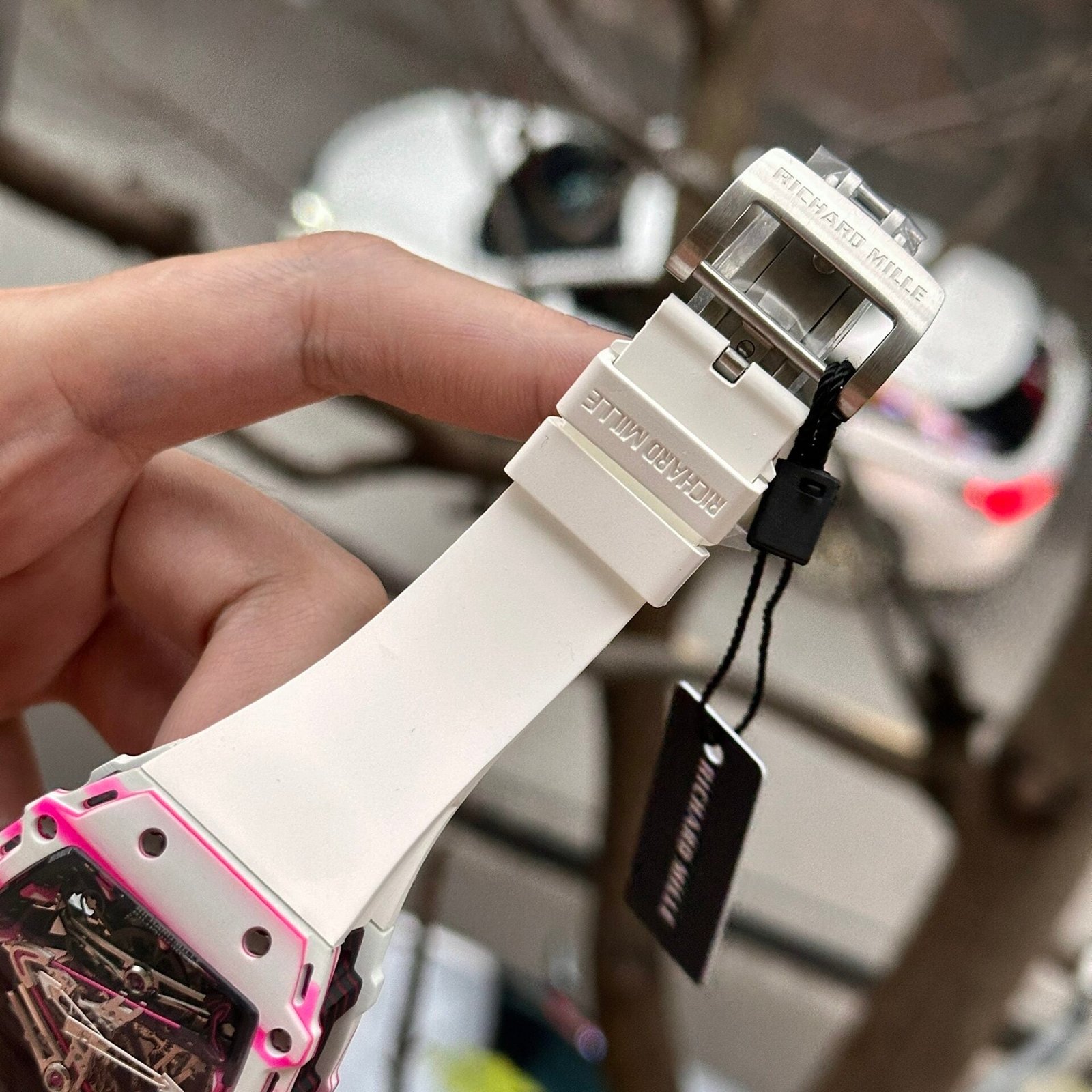 Richard Mille Watch RM38-02 Tourbillon Rubber Strap 43.7mm - Image 8