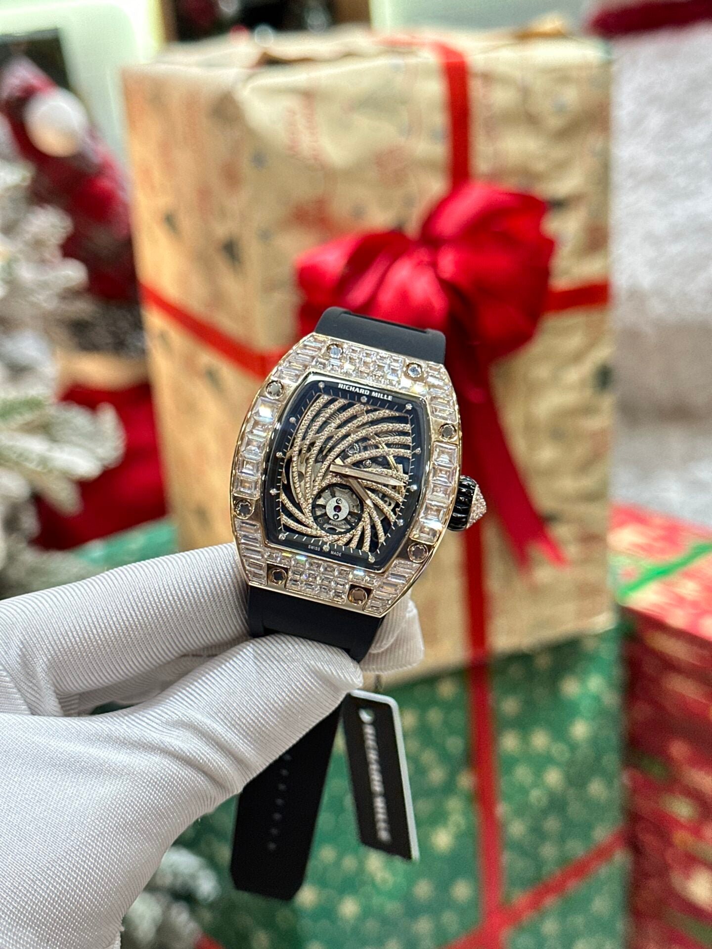 Richard Mille Watch RM51-02 Rose Gold Rubber Strap 40mm - Image 2