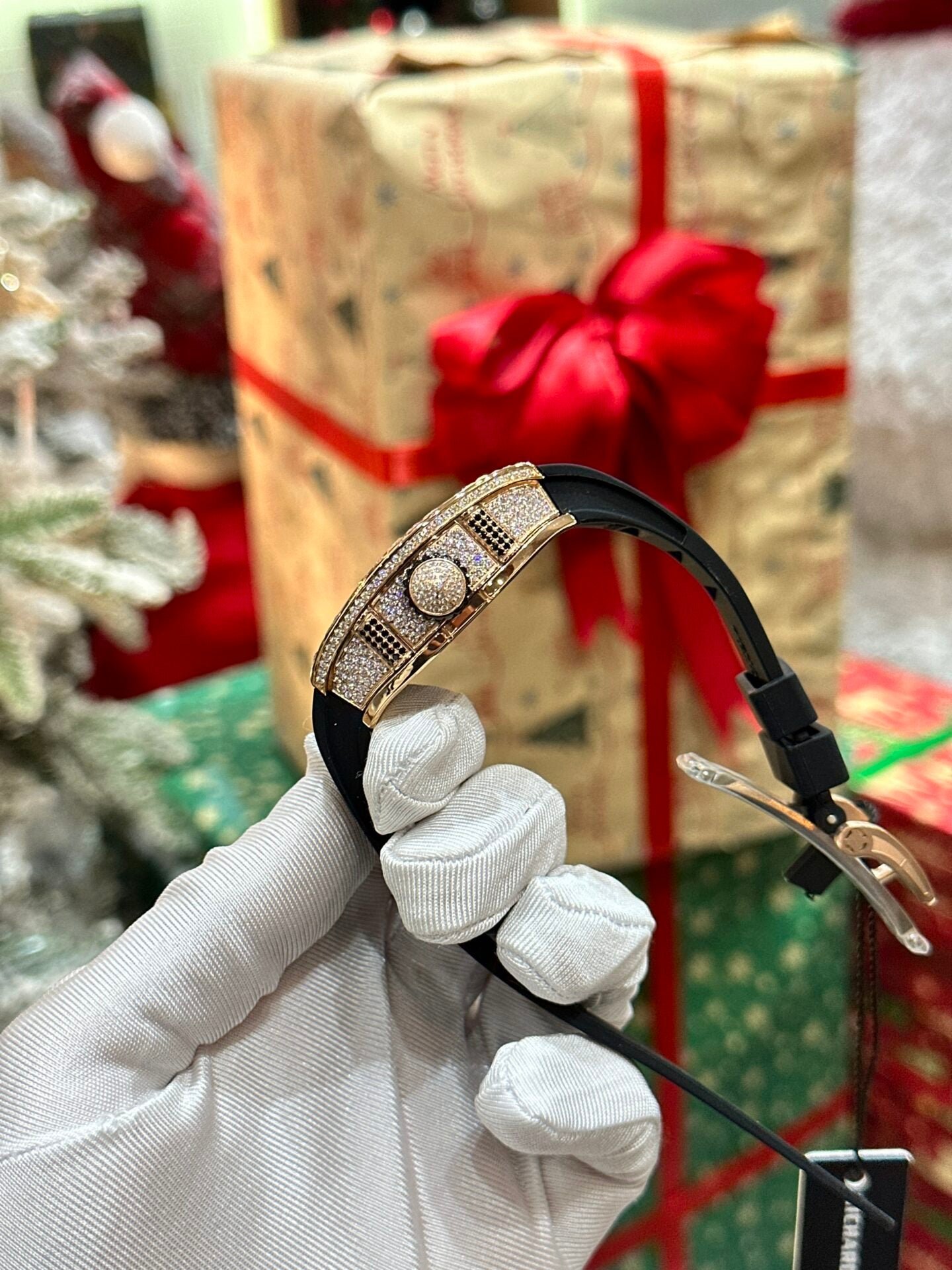 Richard Mille Watch RM51-02 Rose Gold Rubber Strap 40mm - Image 4