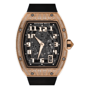 Richard Mille RM67-01 Skeleton Dial Ultra-Thin 18K Gold Wrapped & Natural Diamonds 38.7mm