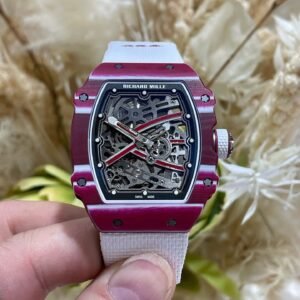 Richard Mille RM67-02 Watch Red Carbon Weight 37 Grams 38.7×47.52mm