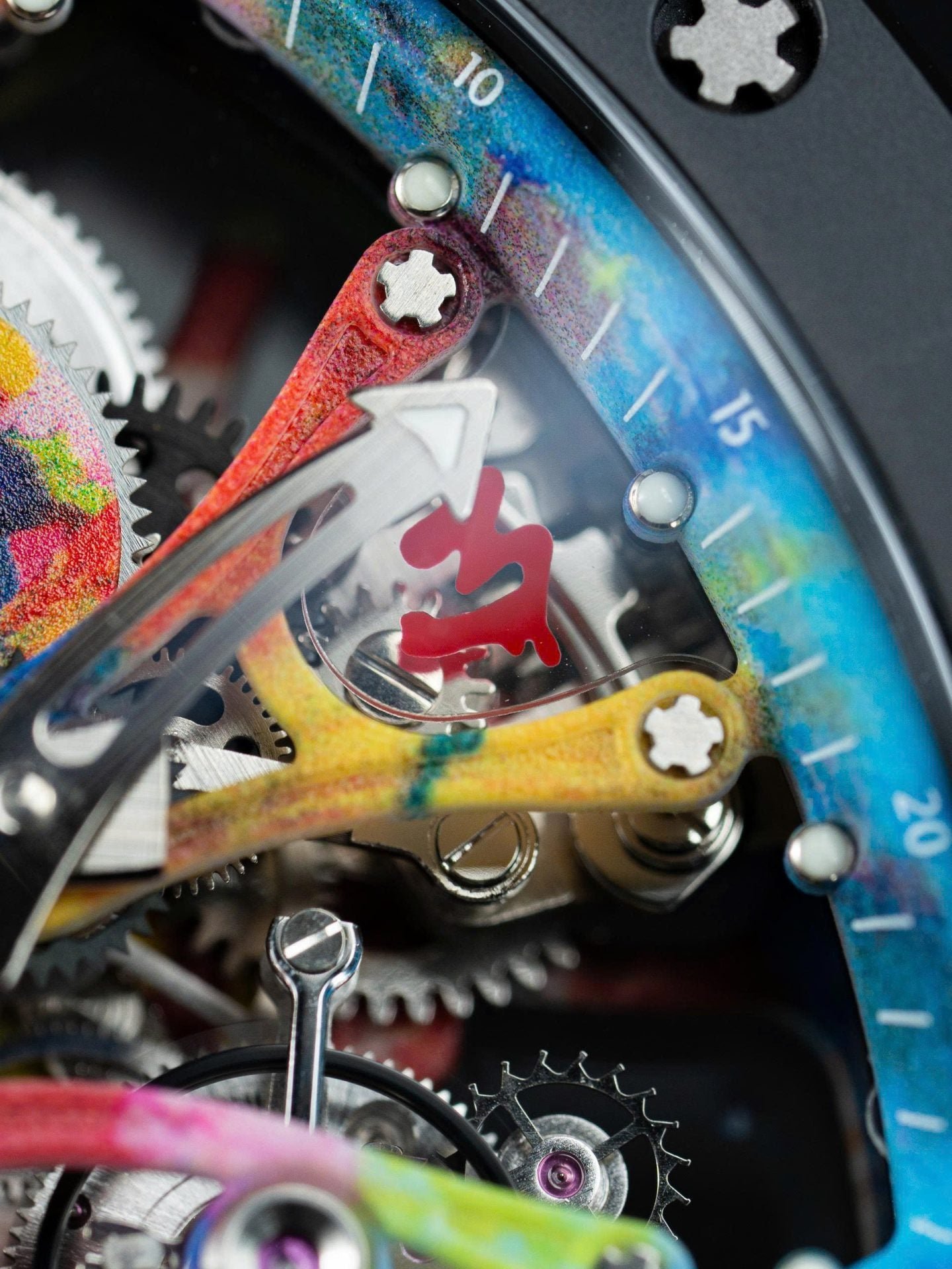 Richard Mille RM68-01 Cyril Kongo Watch Black Ceramic Rubber Strap 45mm - Image 5