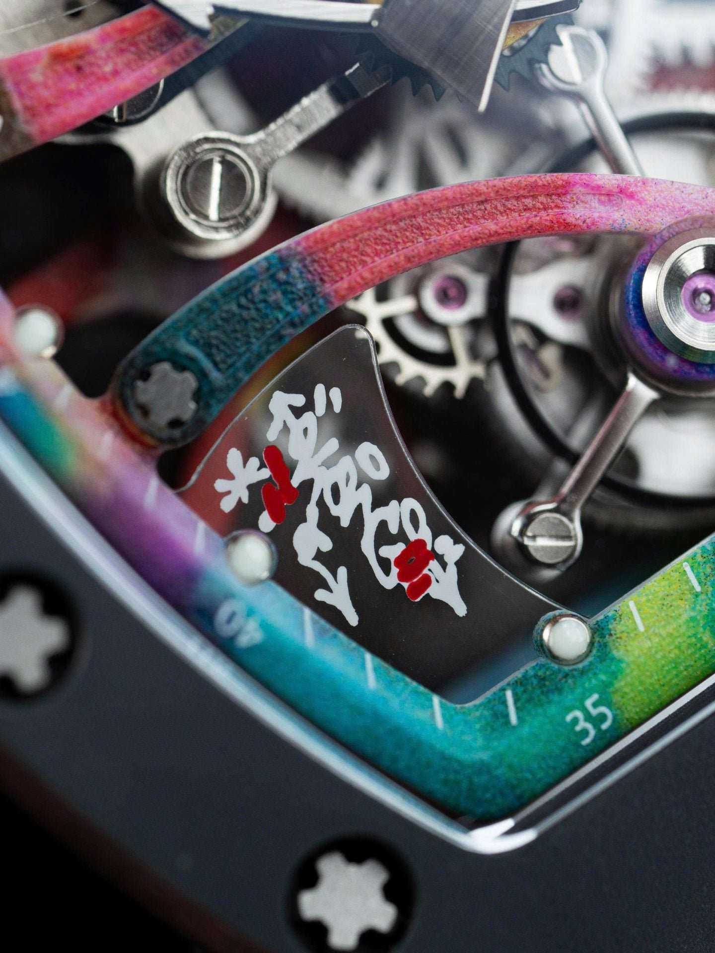 Richard Mille RM68-01 Cyril Kongo Watch Black Ceramic Rubber Strap 45mm - Image 10