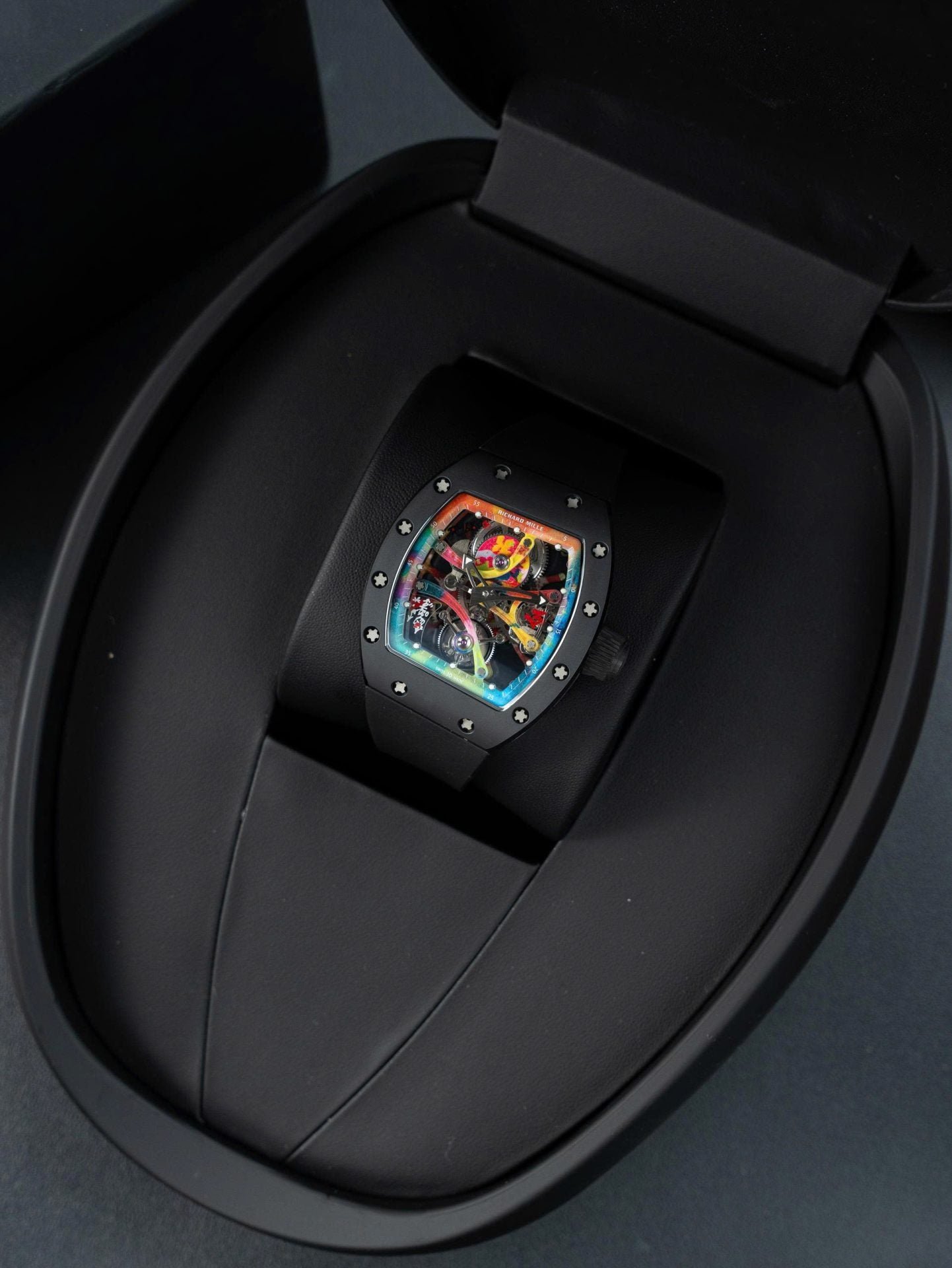 Richard Mille RM68-01 Cyril Kongo Watch Black Ceramic Rubber Strap 45mm - Image 2