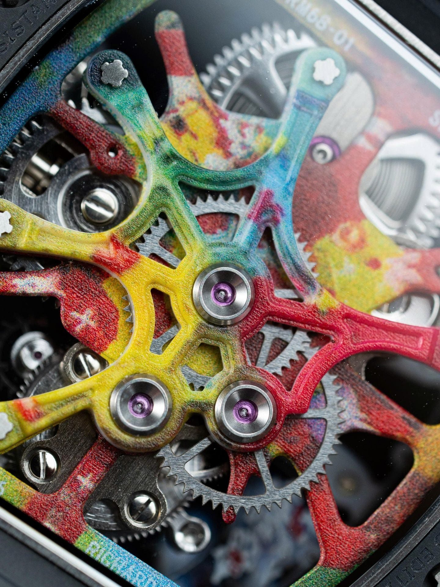 Richard Mille RM68-01 Cyril Kongo Watch Black Ceramic Rubber Strap 45mm - Image 6