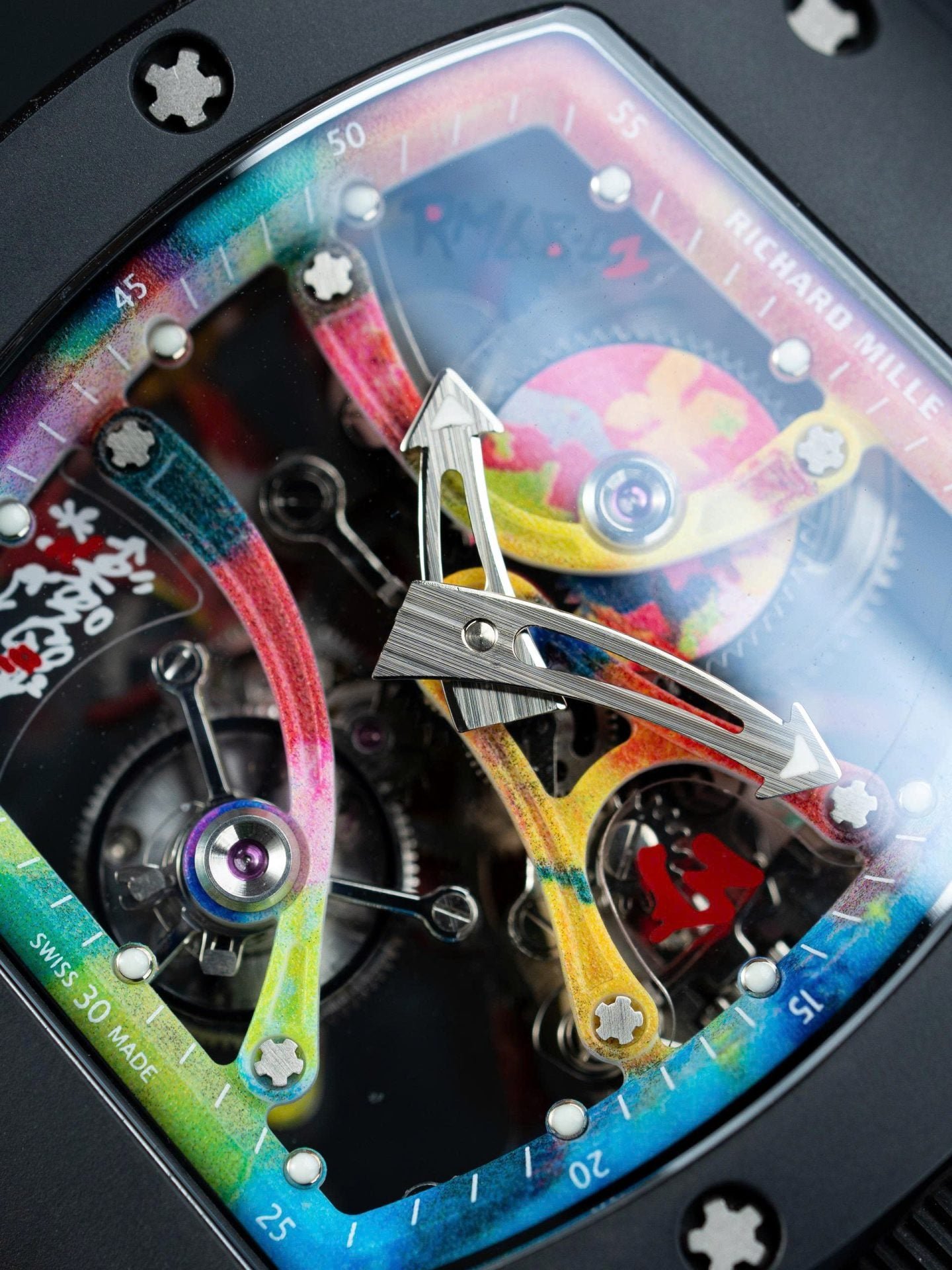 Richard Mille RM68-01 Cyril Kongo Watch Black Ceramic Rubber Strap 45mm - Image 12