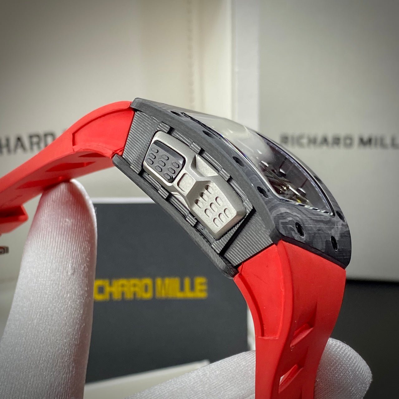 Richard Mille Watch RM70-01 Carbon Red Rubber Strap 45mm - Image 6