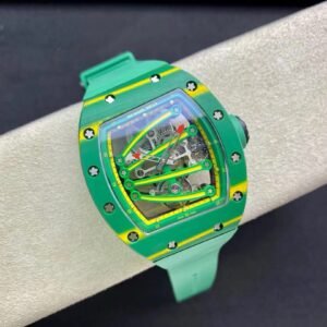 Richard Mille Watch RM59-01 Yohan Blake Tourbillon Carbon Green 43x50mm