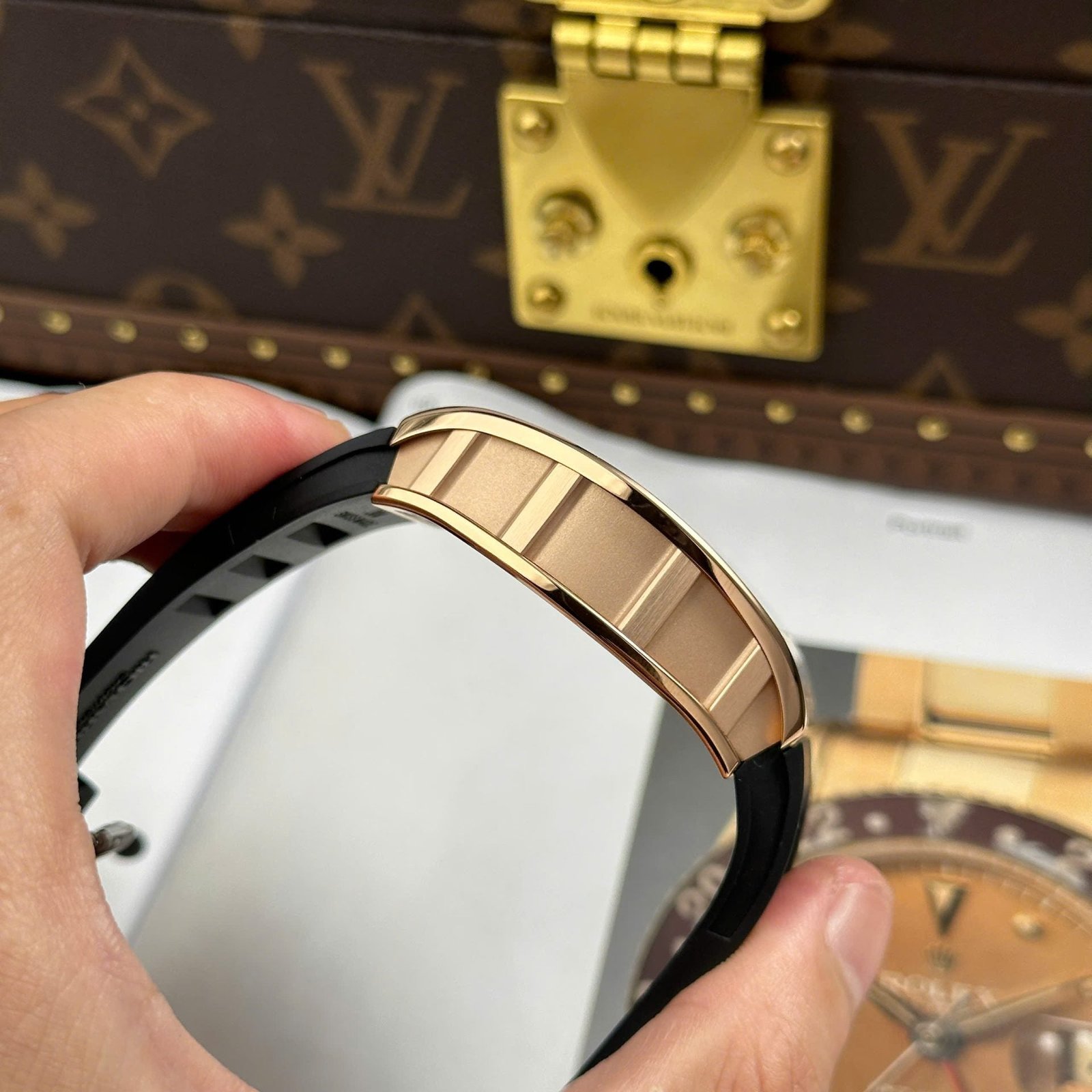 Richard Mille Watch RM035 Americas Toro Rose Gold 40x48mm - Image 12