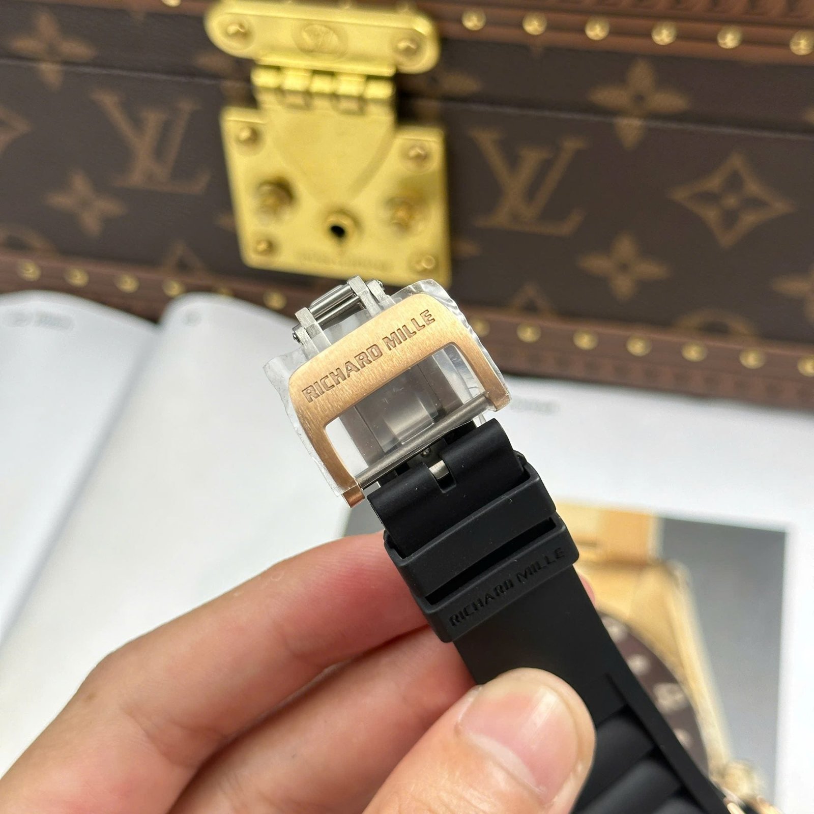 Richard Mille Watch RM035 Americas Toro Rose Gold 40x48mm - Image 14