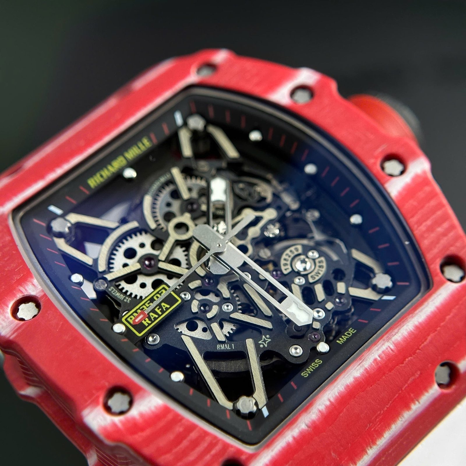 Richard Mille Watch RM35-02 Rafael Nadal Red Quartz 44mm - Image 4