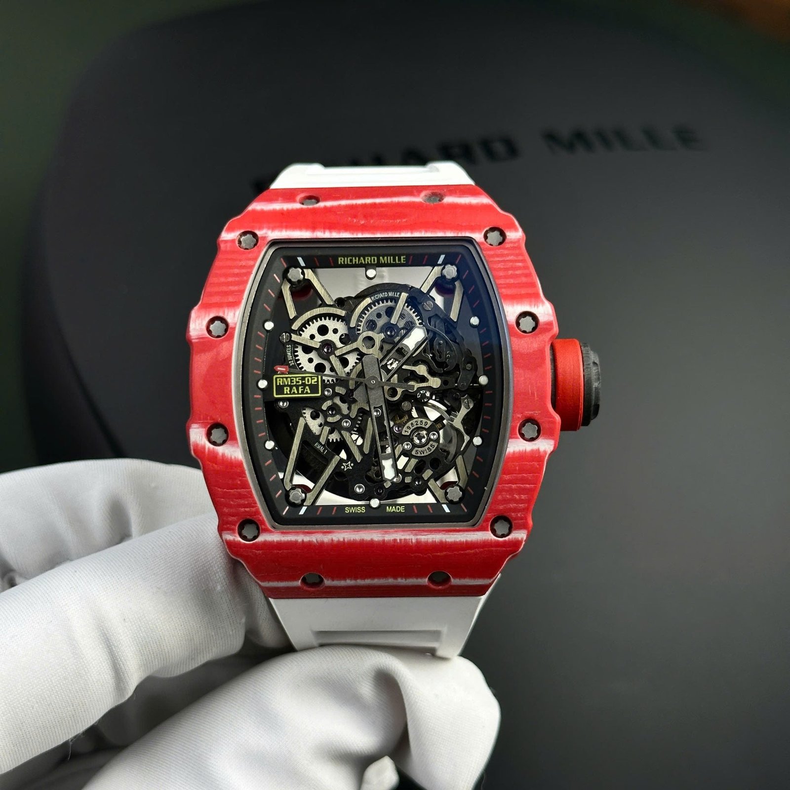 Richard Mille Watch RM35-02 Rafael Nadal Red Quartz 44mm