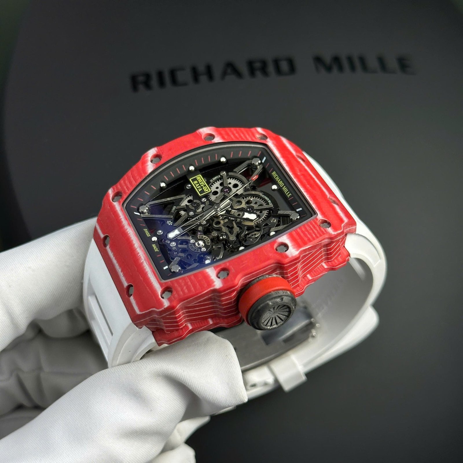 Richard Mille Watch RM35-02 Rafael Nadal Red Quartz 44mm - Image 5