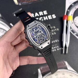 Richard Mille Watch RM21-02 Tourbillon Aerodyne Rubber Strap 43mm