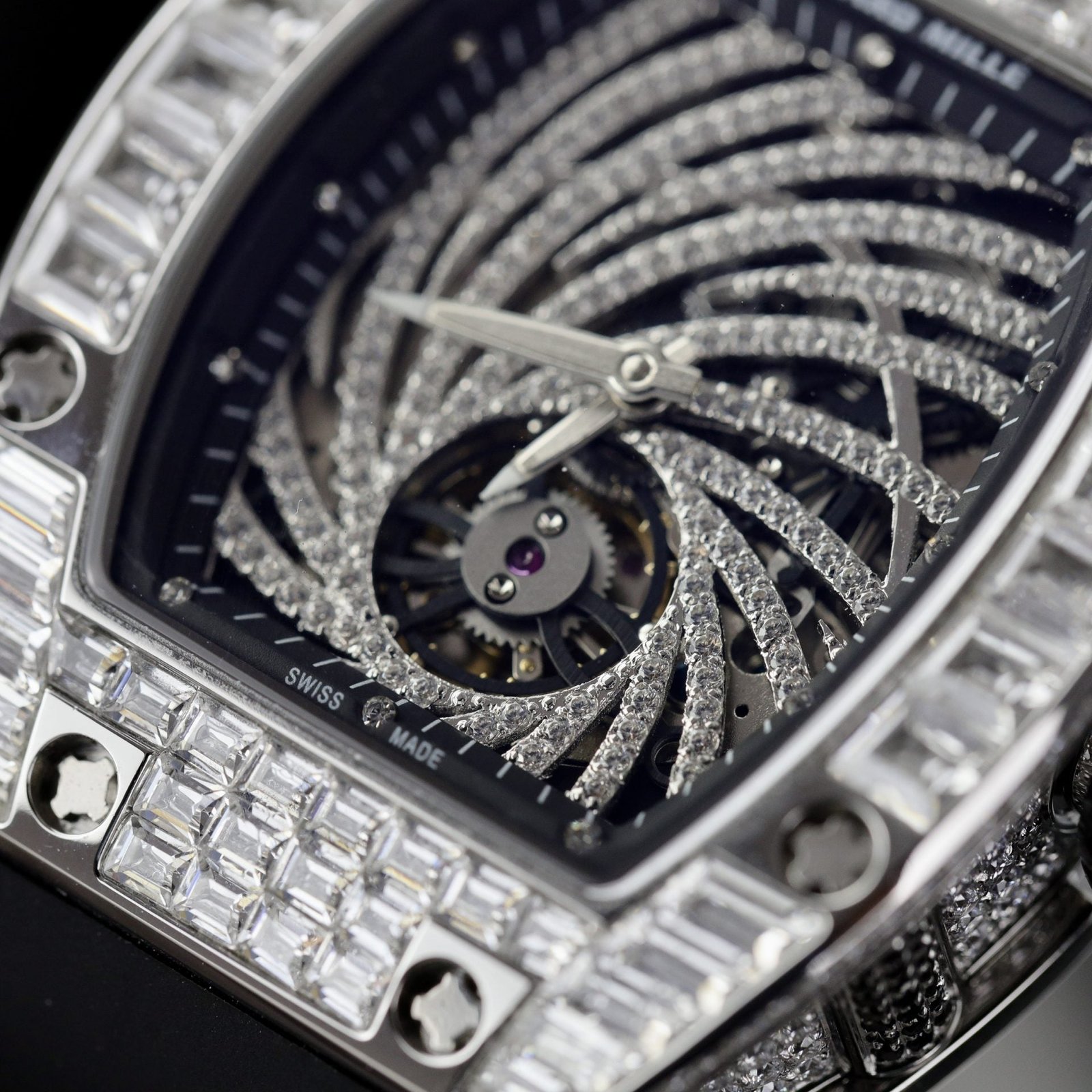Richard Mille RM51 Watch With Full Diamond 40mm - Image 5