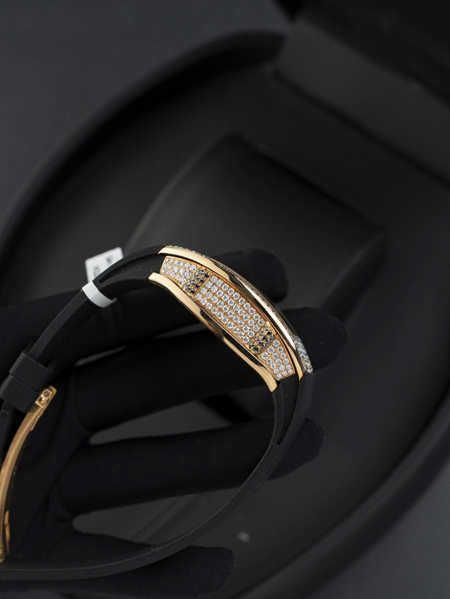 Richard Miller RM007 Watch 18K Gold Wrapped + Moissanite Diamonds 36mm - Image 5