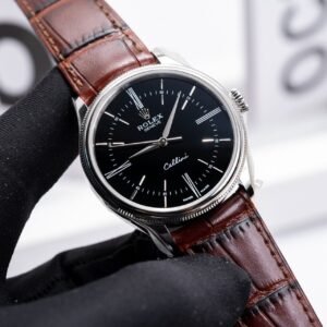 Rolex Cellini 50509 Watch Leather Strap 39mm