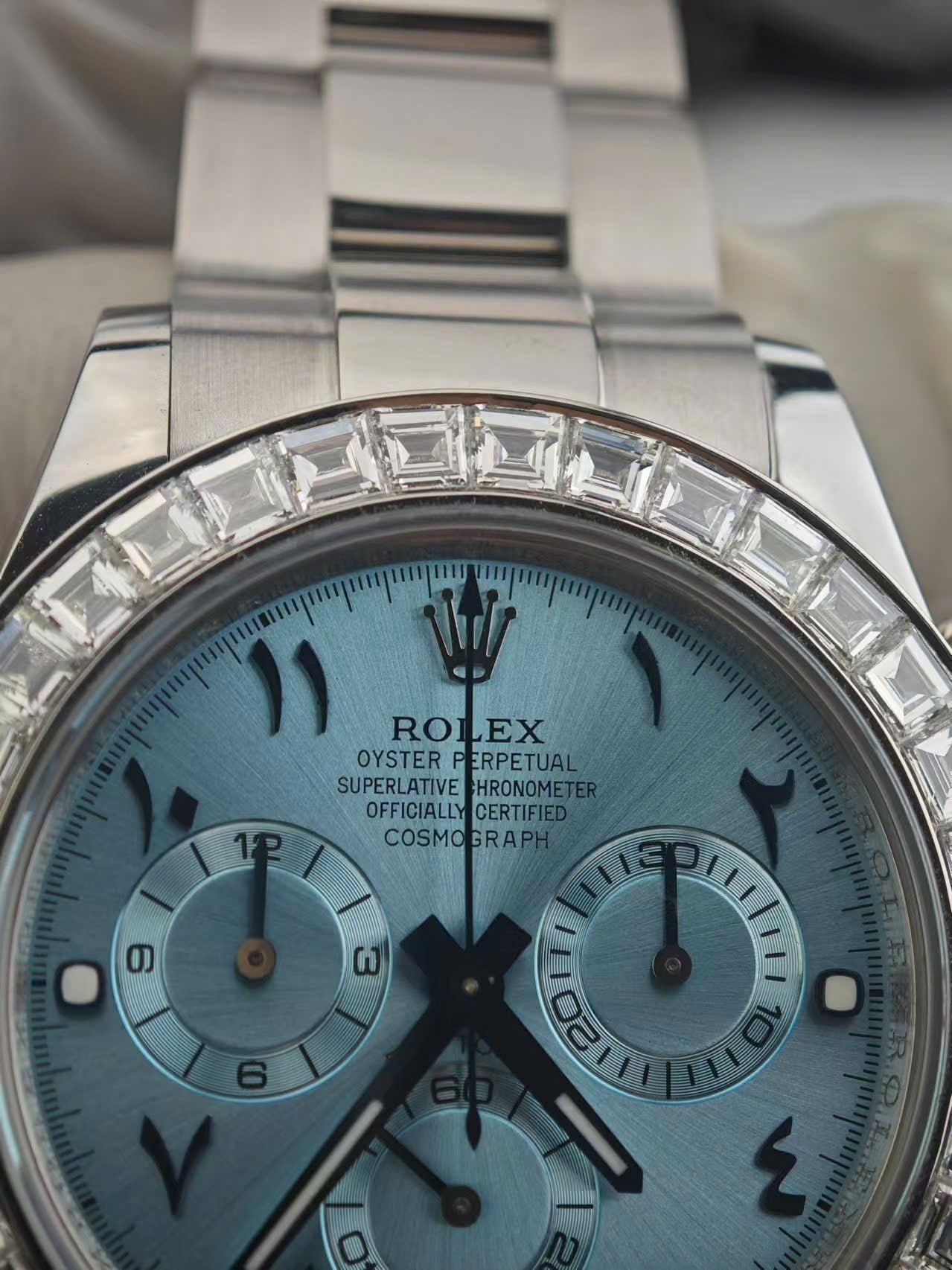 Rolex Cosmograph Daytona 116576TBR Watch Platinum PT950 + Diamonds 40mm - Image 5