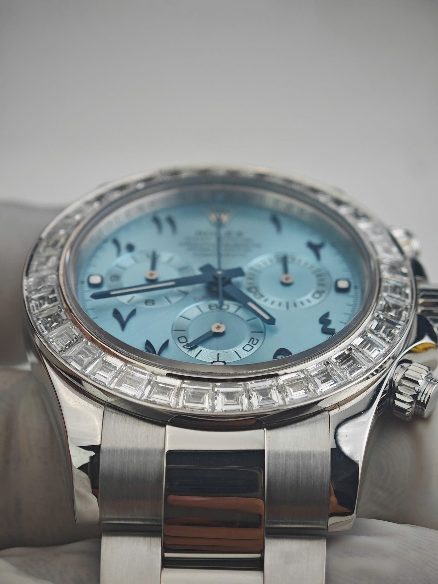 Rolex Cosmograph Daytona 116576TBR Watch Platinum PT950 + Diamonds 40mm - Image 7