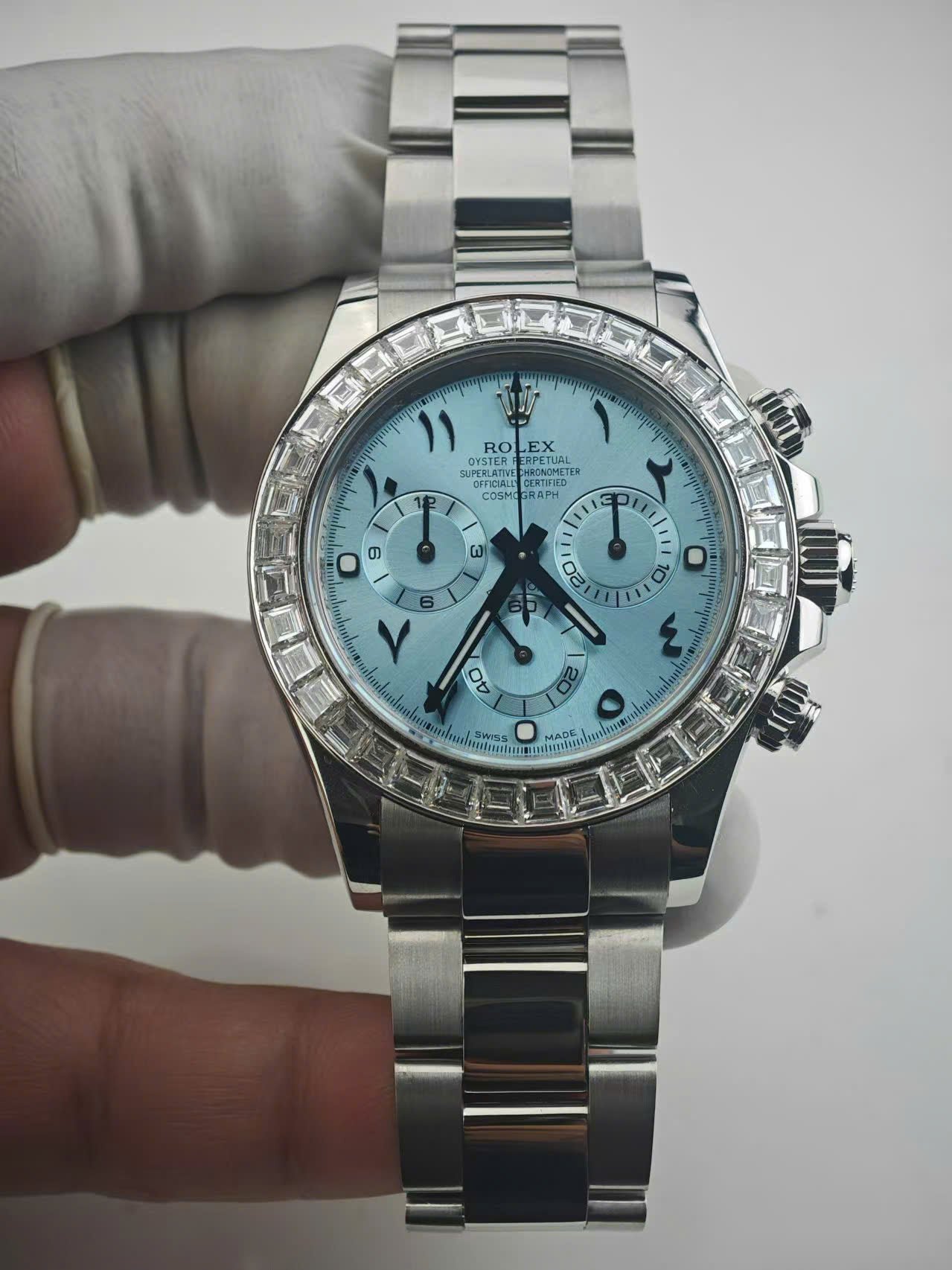 Rolex Cosmograph Daytona 116576TBR Watch Platinum PT950 + Diamonds 40mm