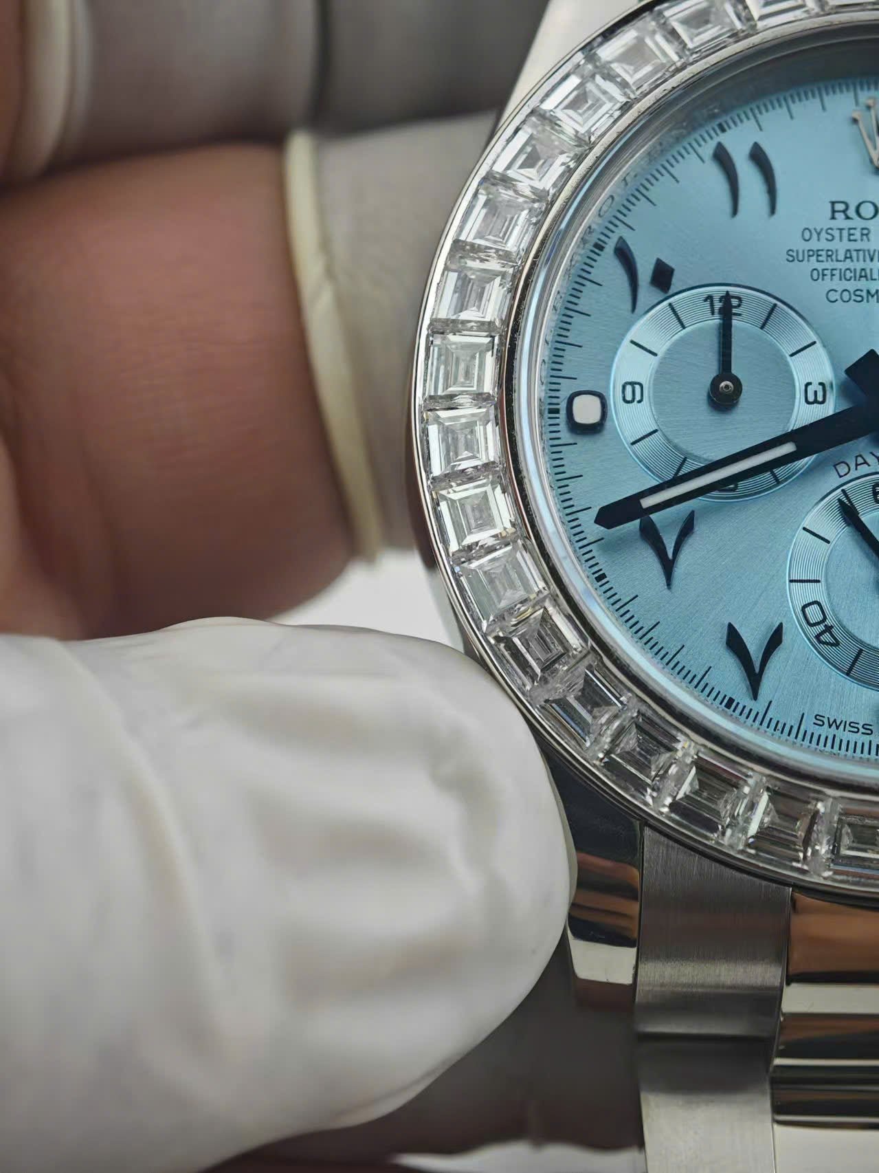 Rolex Cosmograph Daytona 116576TBR Watch Platinum PT950 + Diamonds 40mm - Image 6