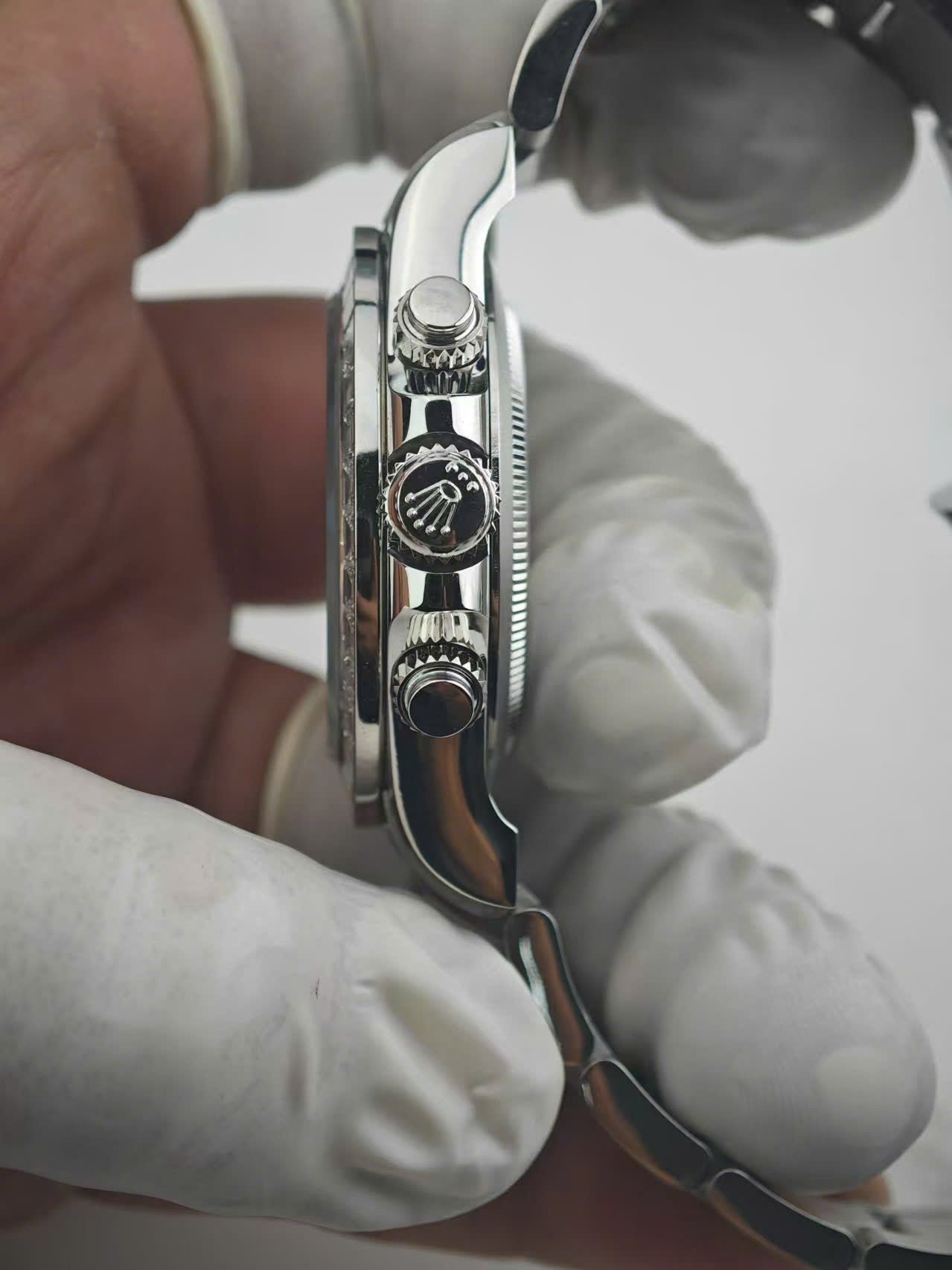 Rolex Cosmograph Daytona 116576TBR Watch Platinum PT950 + Diamonds 40mm - Image 9