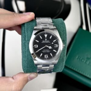 Rolex Watch Explorer 214270 Black Dial Metal Wire 39mm