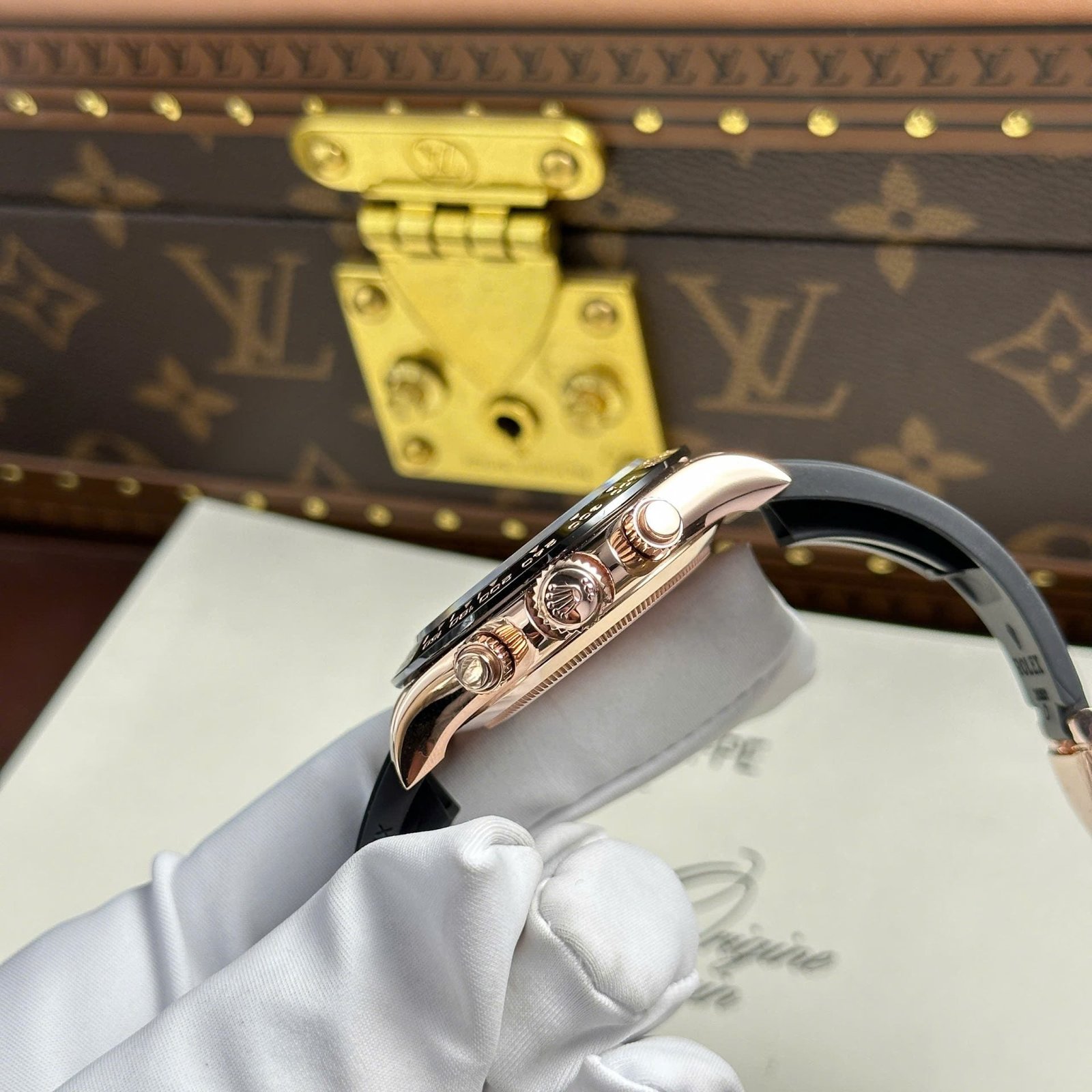 Rolex Cosmograph Daytona 116515LN Black Dial 11 Watch Gold Wrapped 40mm - Image 10