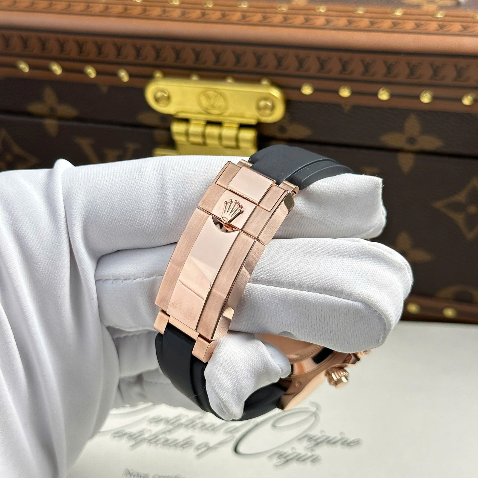 Rolex Cosmograph Daytona 116515LN Black Dial 11 Watch Gold Wrapped 40mm - Image 14