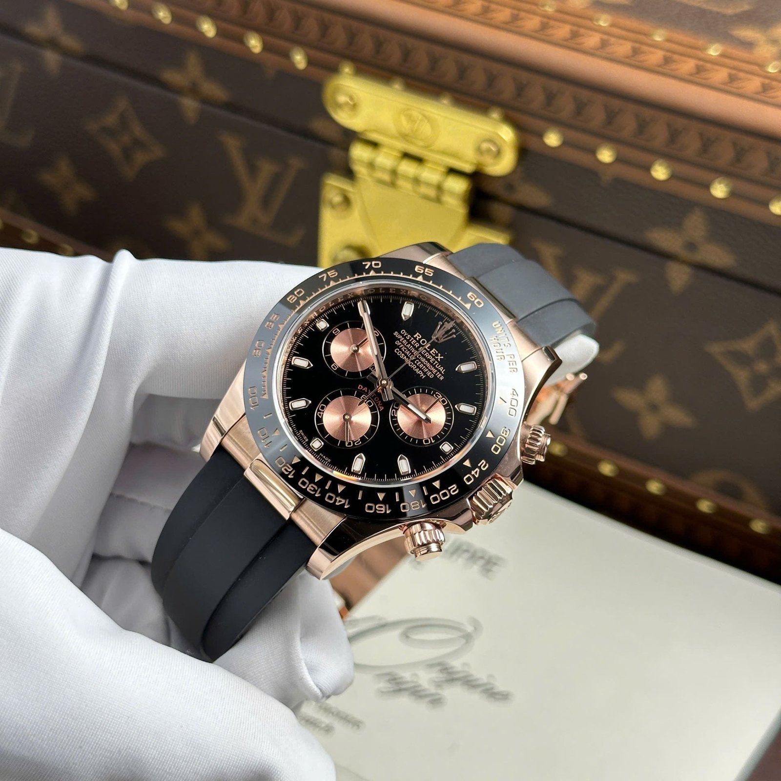 Rolex Cosmograph Daytona 116515LN Black Dial 11 Watch Gold Wrapped 40mm - Image 3