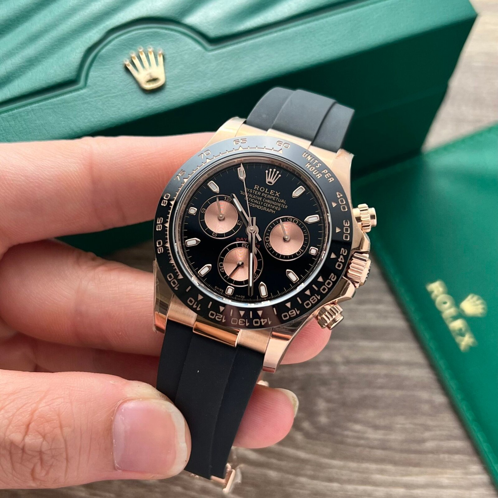 Rolex Cosmograph Daytona 116515LN Watch Dial Black 40mm - Image 3