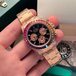 Rolex Watch Cosmograph Daytona 116595RBOW Black Dial 40mm