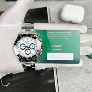 Rolex Cosmograph Daytona 116500LN Watch White Dial 40mm