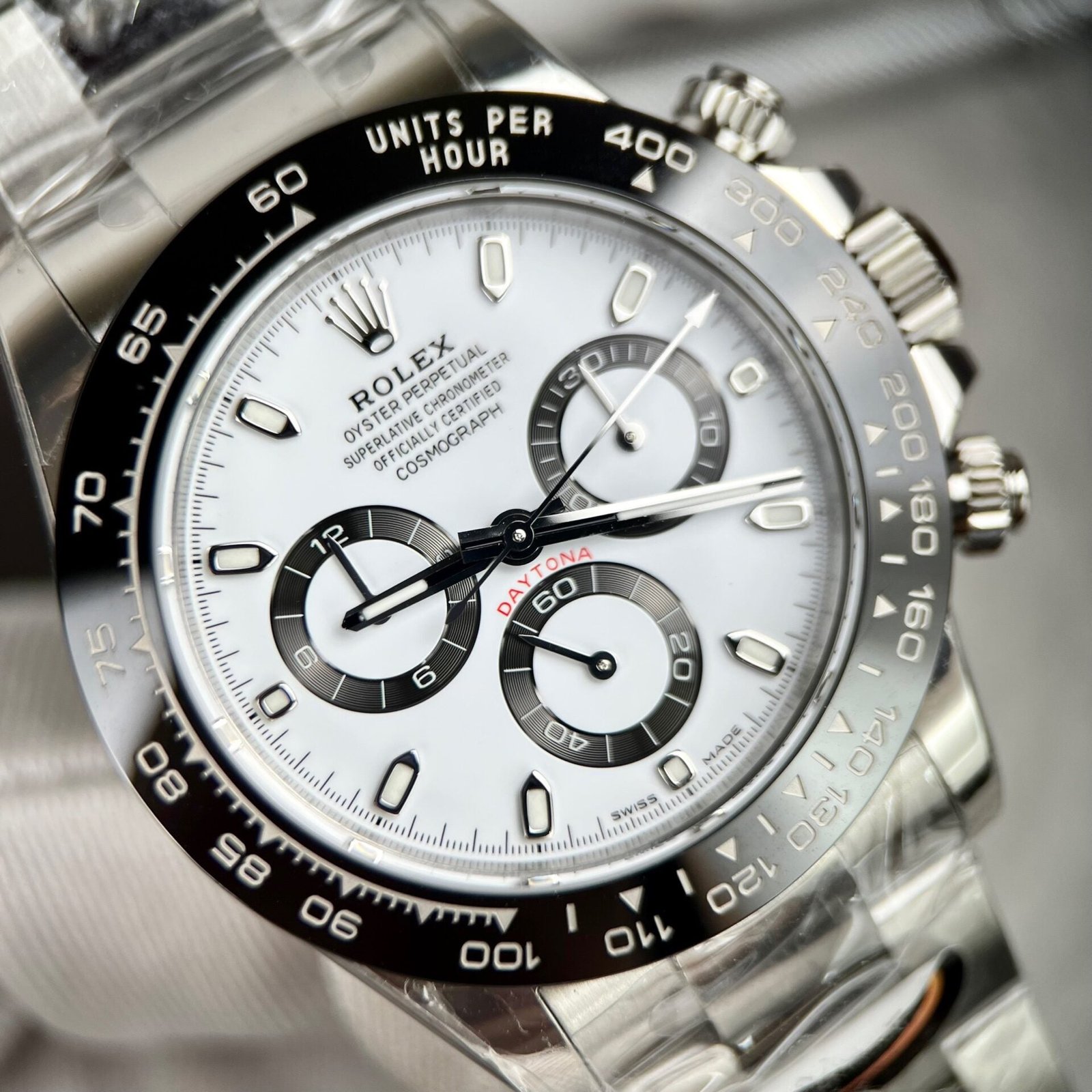 Rolex Cosmograph Daytona 116500LN Watch White Dial 40mm - Image 3